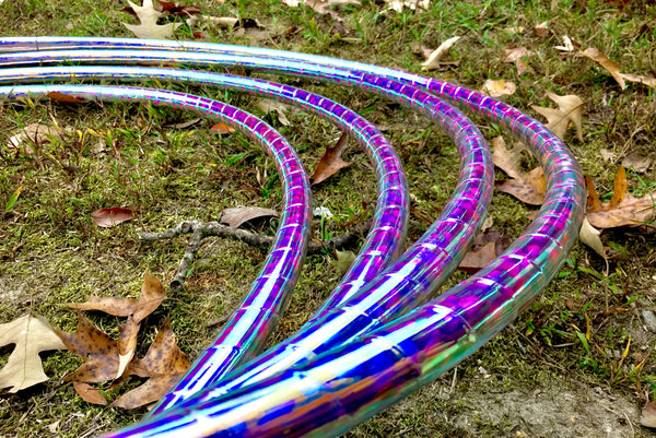 Holographic Taped Hoop - Synergy FlowArts